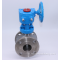 Hindi kinakalawang na asero flange Butterfly valve